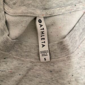 Athleta Speckled Gray Sweatshirt